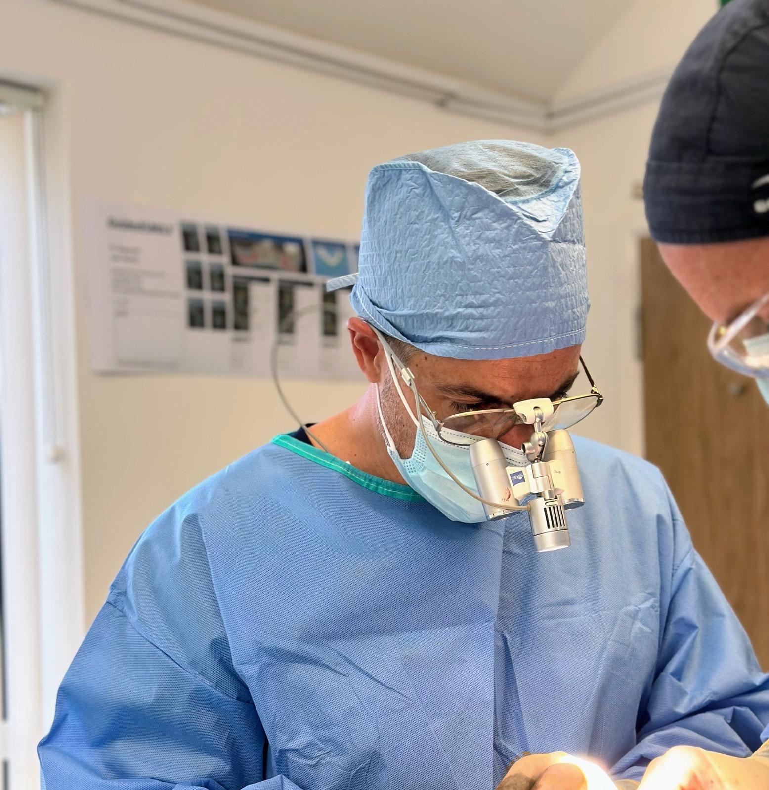 Beech Dental clinician providing implant treatment
